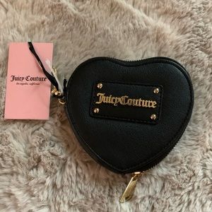 Juicy couture Valentines heart zip pouch❤️